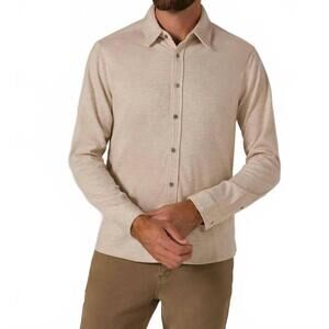 NEW 7DIAMONDS generation knit shirt top in beige